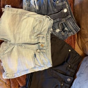 AE Next LEVEL STRECH HIGH WAISTED SHORTS